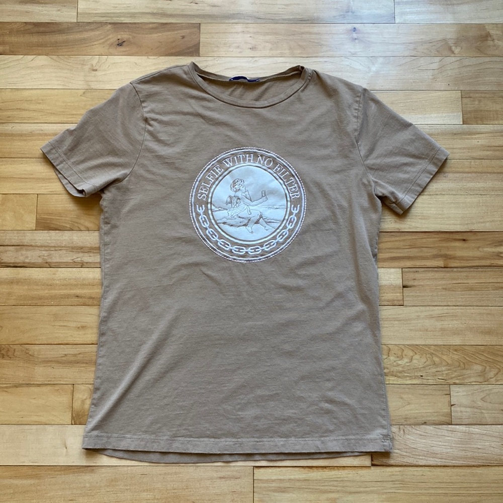 Zara tan tee
